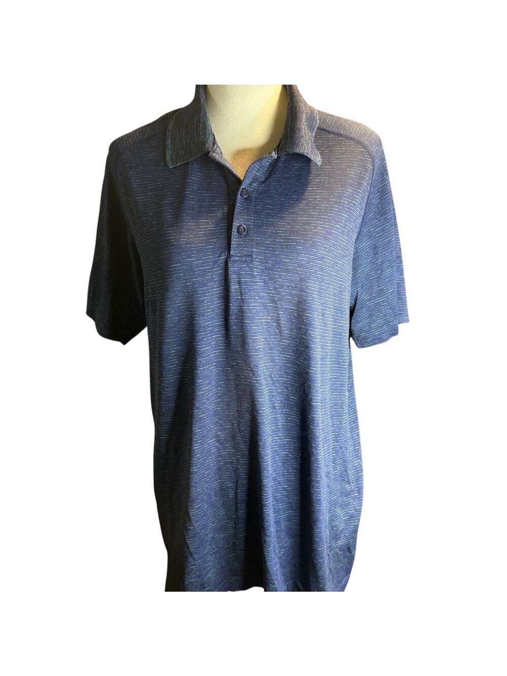 Lululemon Propel Performance Polo, Navy & Green, Men's Size Large